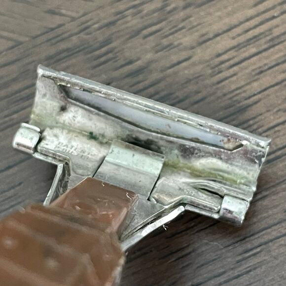 Vintage Schick Grip Razor Tennis Racket Wrapped Handle Brown Single Edge Safety - Picture 4 of 15